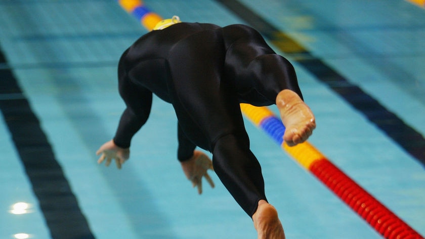 Outlawed: Ian Thorpe drove the popularity of the full suit.