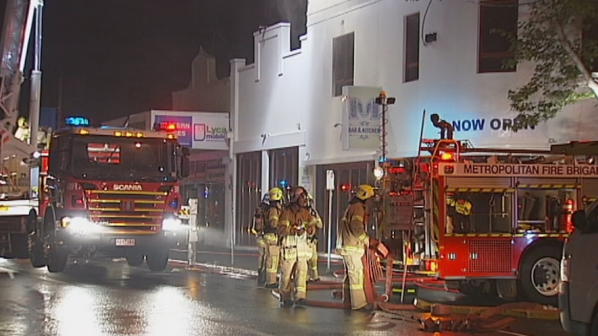 Fire at Footscray restaurant