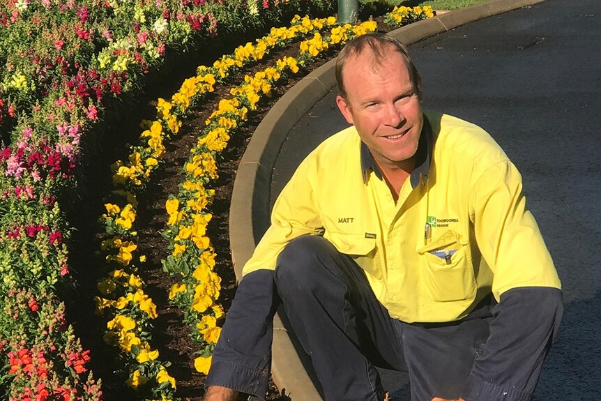 Toowoomba Regional Council Horticultural Officer Matt Schick