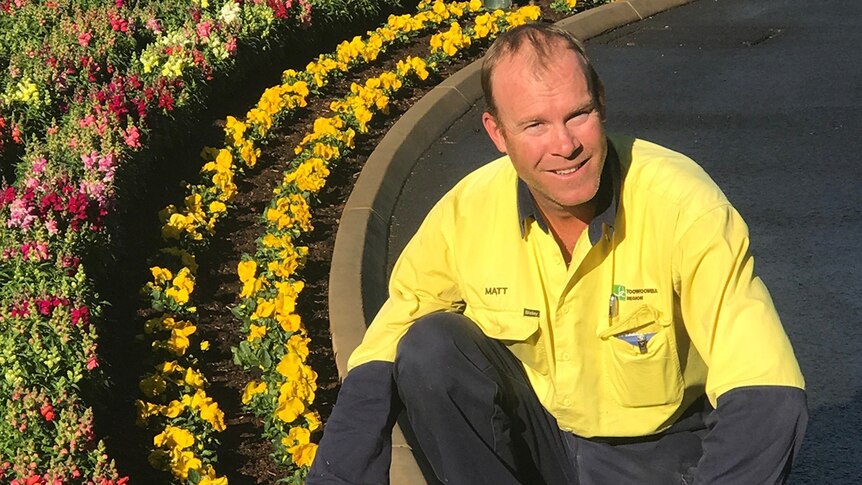 Toowoomba Regional Council Horticultural Officer Matt Schick