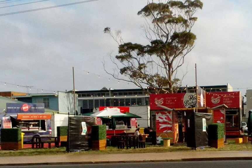 Food truck park in Rye