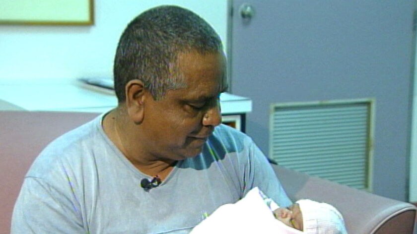 A baby stolen from a Perth hospital and her father.