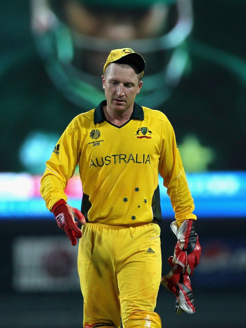 The misery of defeat sinks in for Haddin