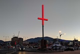 Dark Mofo cross landscape