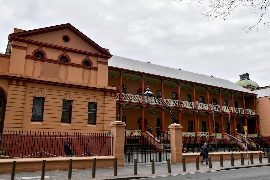 Street view of New South Wales Parliament House 