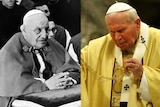 Pope John XXIII and Pope John Paul II