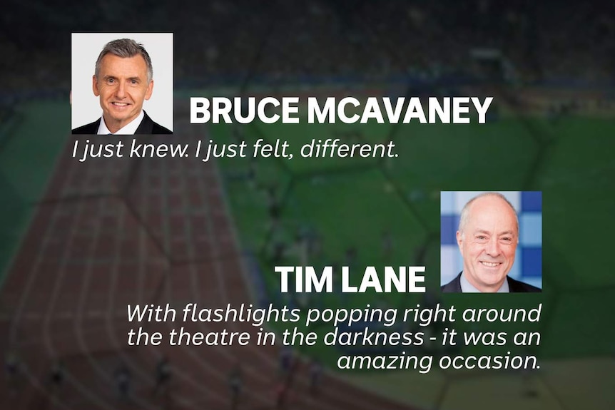 McAvaney and Lane describe the night's atmoshpere