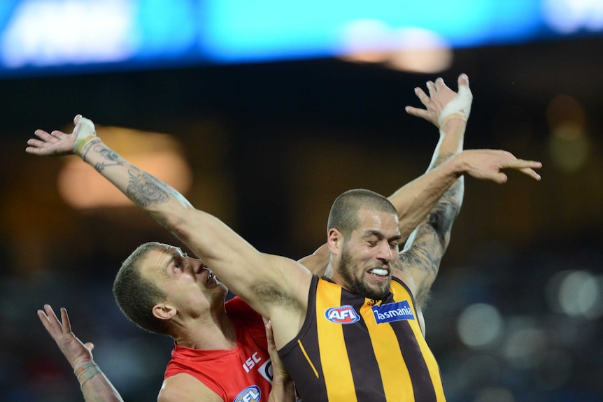 Franklin leaps highest against the Swans