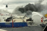 Fire on ferry