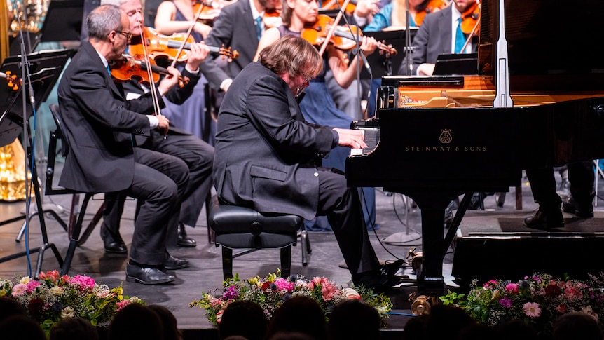 Greetings of the European North: Norwegian Radio Orchestra with Petr Popelka (conductor) and pianist Christian Ihle Hadland seen here performing Edvard Grieg's Piano Concerto in A minor, at the Dům kultury Poklad, Ostrava, Czech Republic on June 21st, 2023.