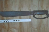 Machete used in New Year's Eve attack
