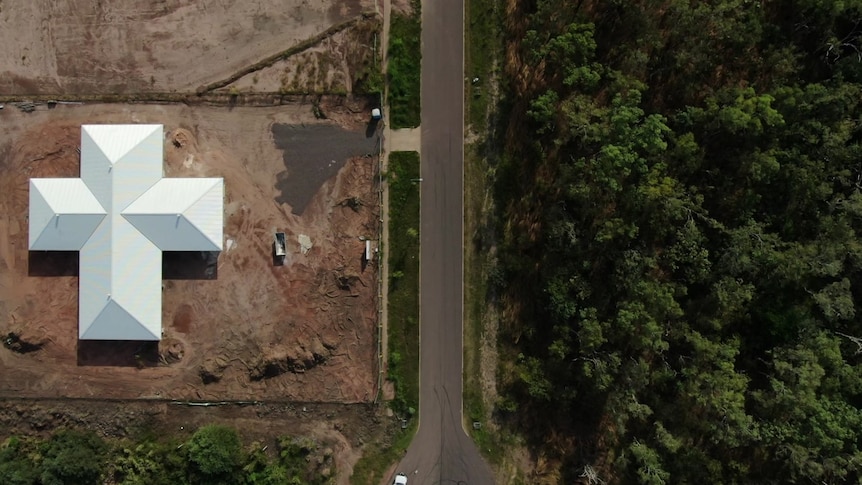 Drone view of Muirhead suburb development