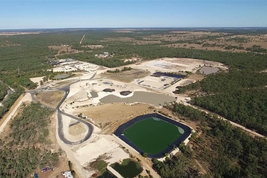 Waste storage facility near Chinchilla operated by We Kando Pty Ltd.