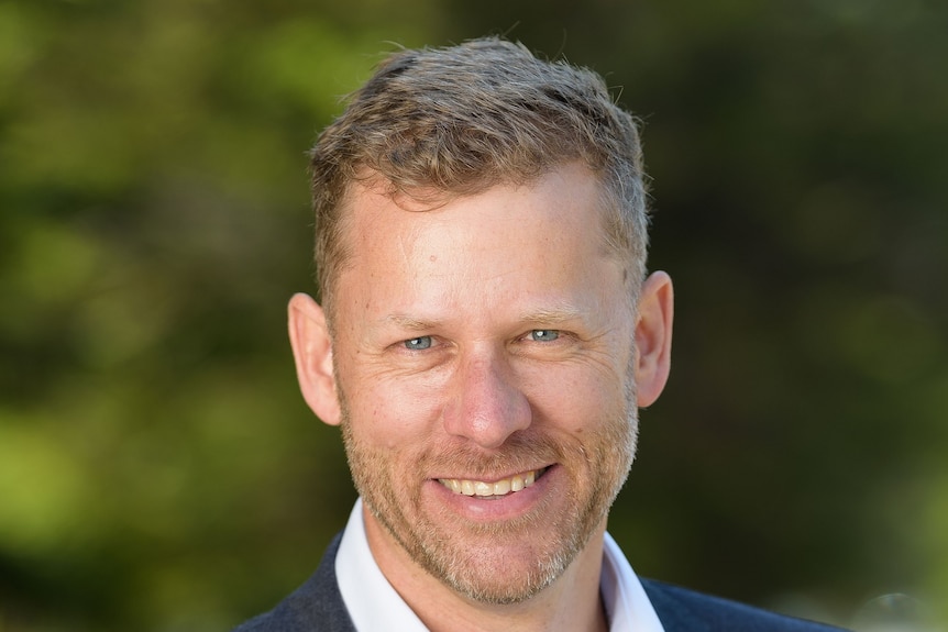 A portrait shot of acting Byron Mayor Michael Lyon