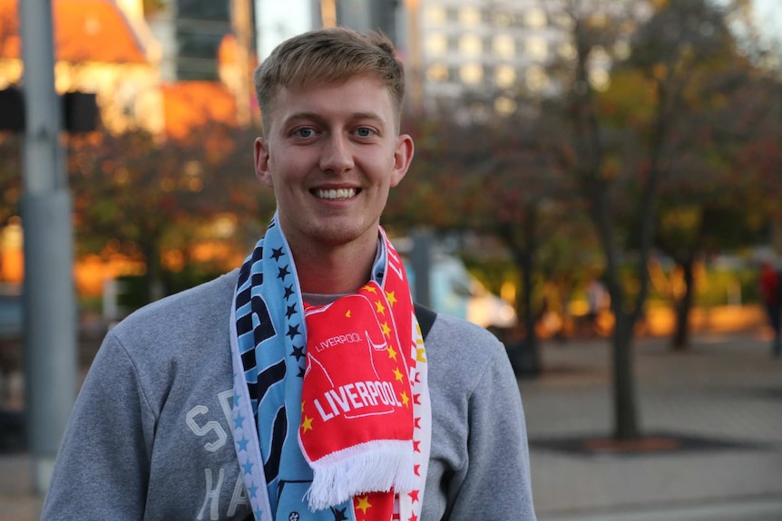Fans attend  Liverpool vs Sydney FC game in Sydney