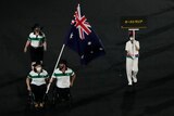 Australia enters in the opening ceremony of the Paralympics