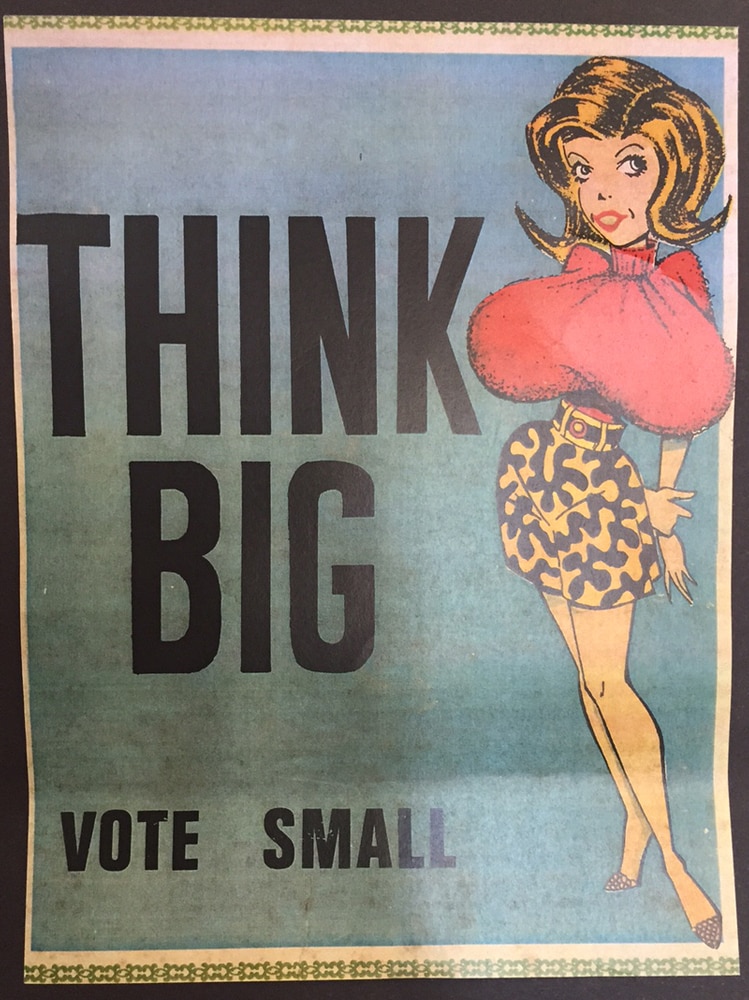 A 1967 Gold Coast mayoral campaign poster for Sir Bruce Small