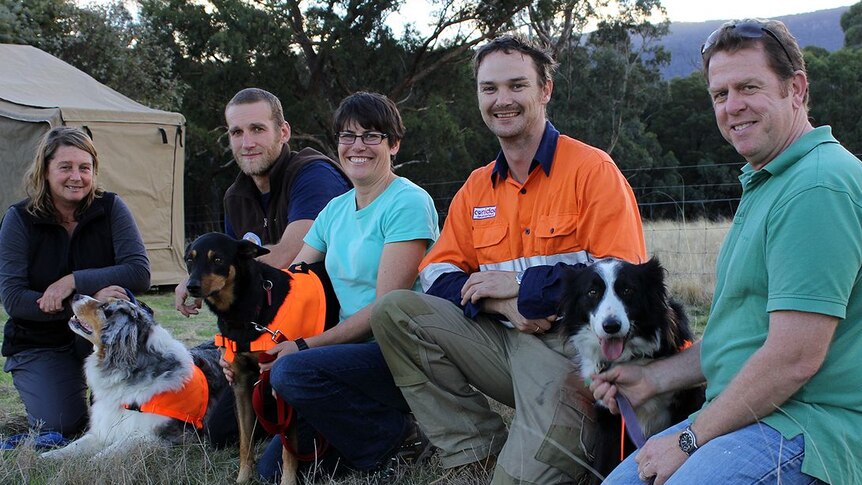 The Otway Conservation Dogs team
