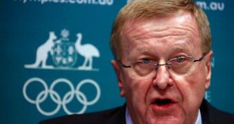 John Coates at an AOC media conference in Sydney August 23, 2013.