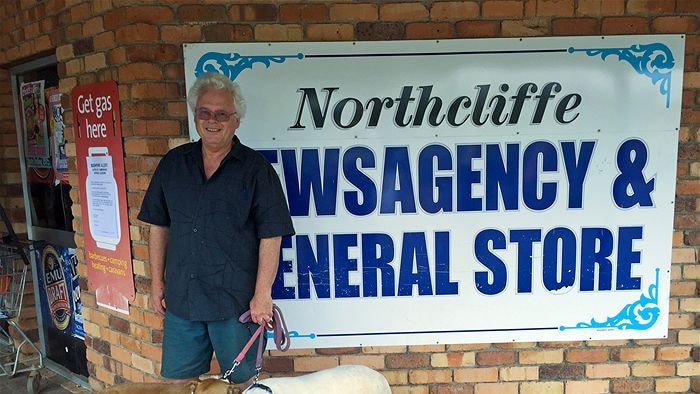 Northcliffe shop manager Graham Munro
