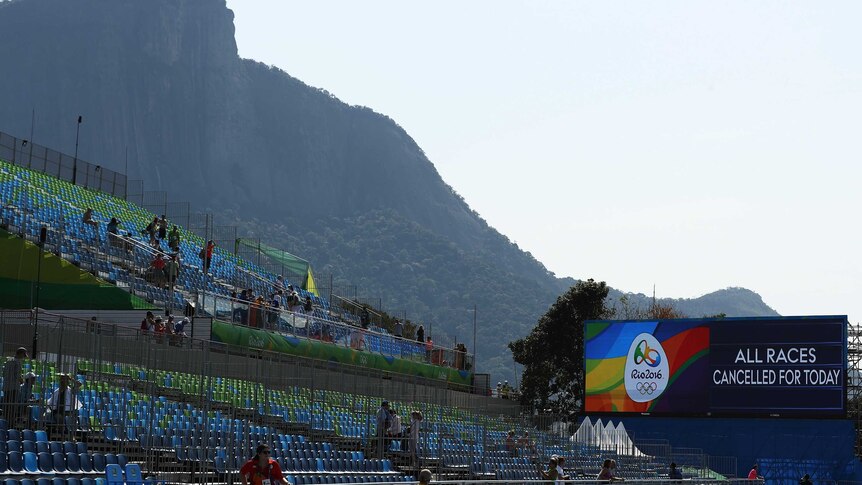 Rowing cancelled on day two at Rio Olympics