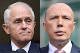 Headshots of Malcolm Turnbull and Peter Dutton