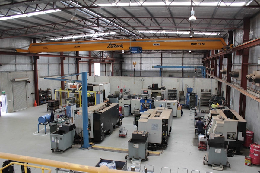 Harslan industries manufacturing workshop in West Kalgoorlie.