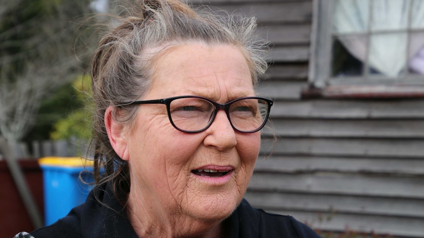 Portrait of Pioneer resident Eva Pagett, who can't drink her tank water