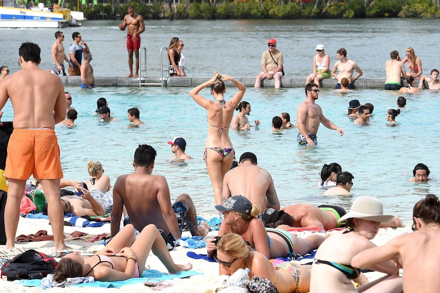 Swimmers in Brisbane