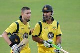 Clarke and Ponting in action