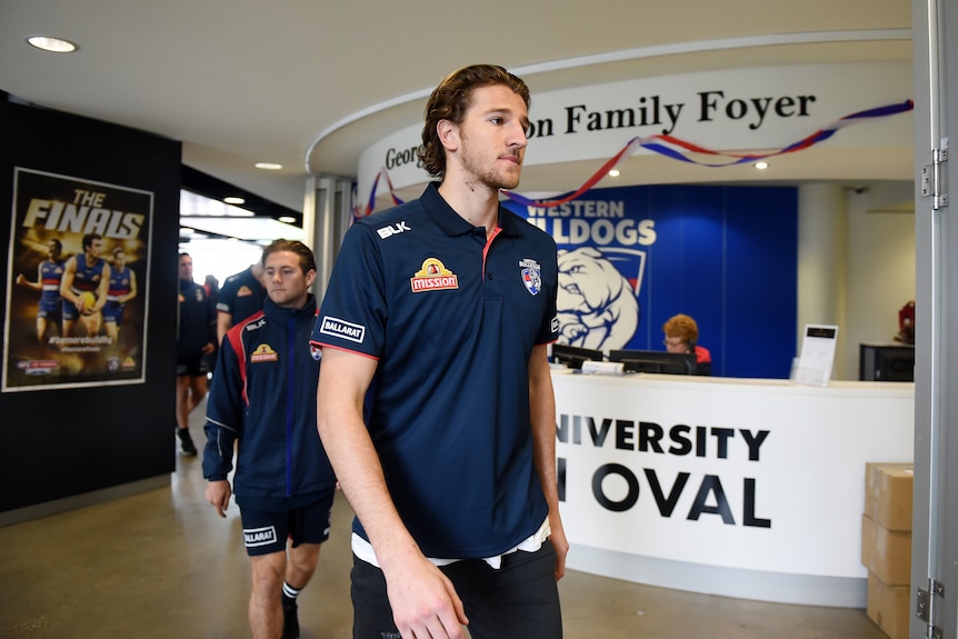 Western Bulldogs player Marcus Bontempelli at Whitten Oval on September 26, 2016.