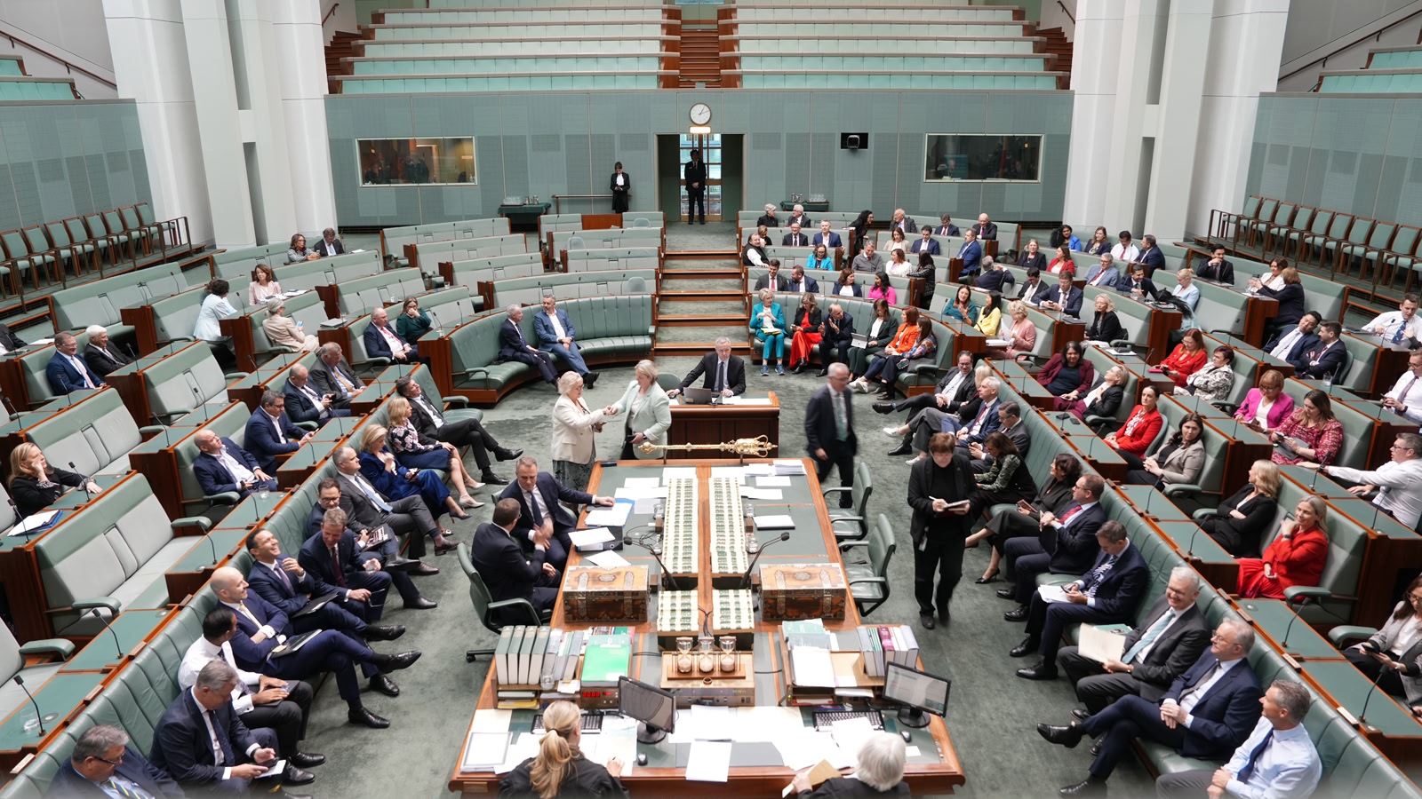 Division in the lower house.