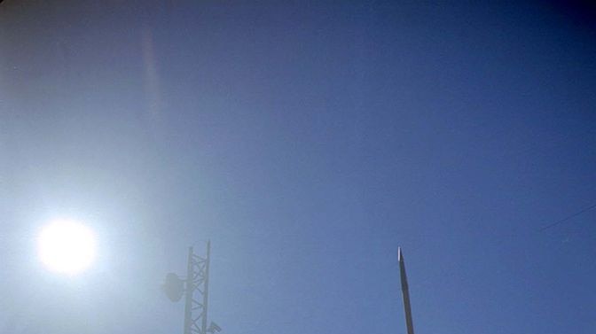 A Terminal High Altitude Area Defence (THAAD) missile is launched