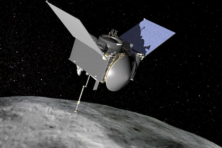 Artist's impression of the OSIRIS-REx spacecraft