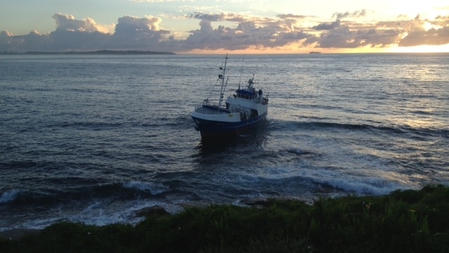 Trawler runs aground off Cronulla coast