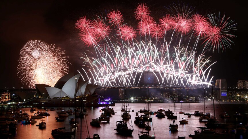 New Year's Eve fireworks on Sydney Harbour