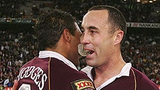 Justin Hodges and Adam Mogg