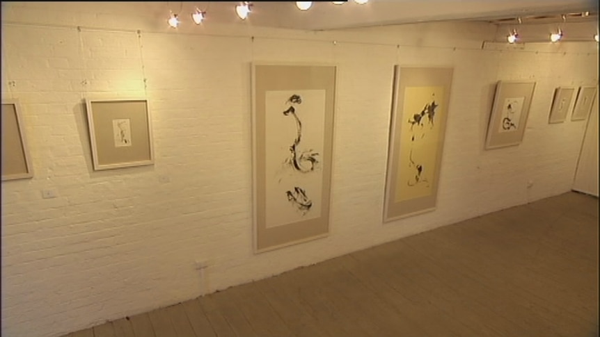 Chinese calligrapher Zhang Dawo