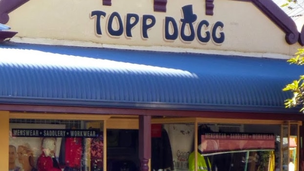 Topp Dogg fashions in Moora where female shopkeeper was assaulted by teenage girl 24 July 2014