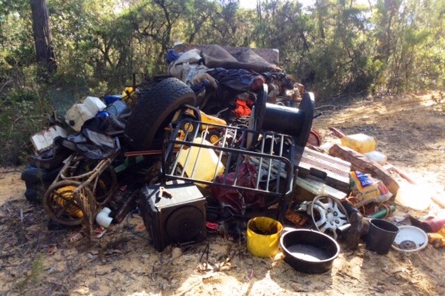 Crackdown on illegal dumping at Hunter region state forests.