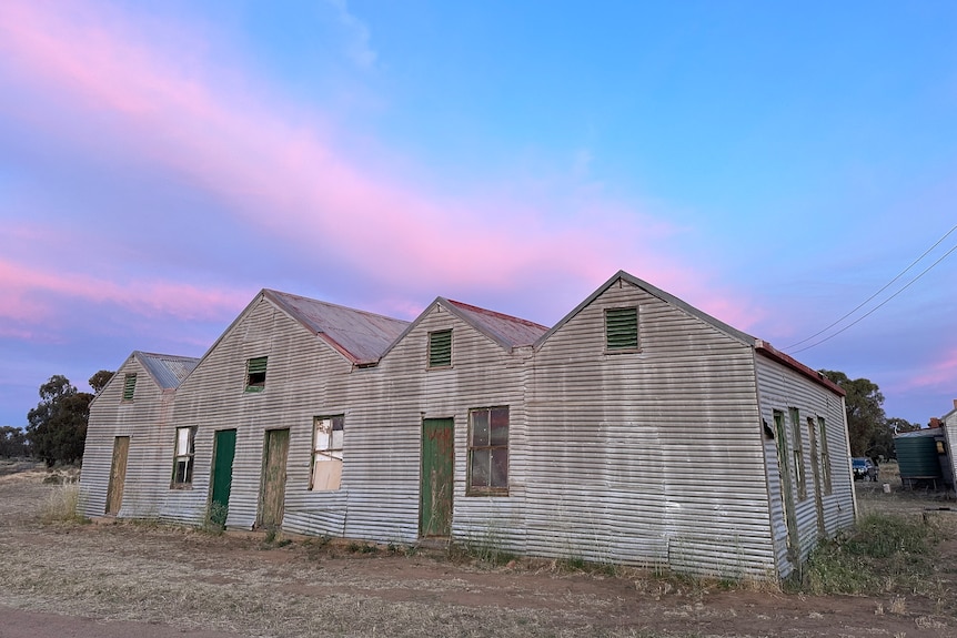 An old metal building