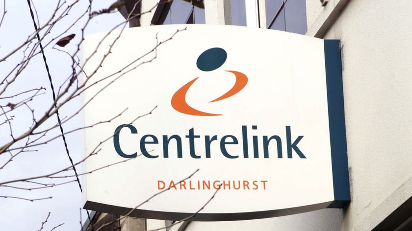Centrelink office sign in Darlinghurst