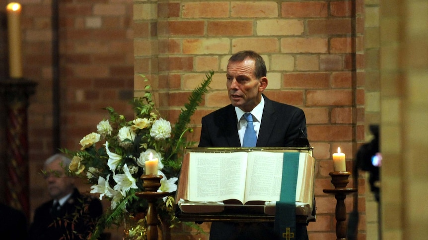 Mr Abbott's reading contained an unmistakeable message for MPs.