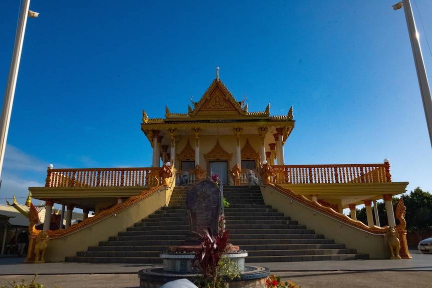 A photo of the Khmer temple.