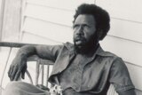 A black and white image of Eddie Mabo