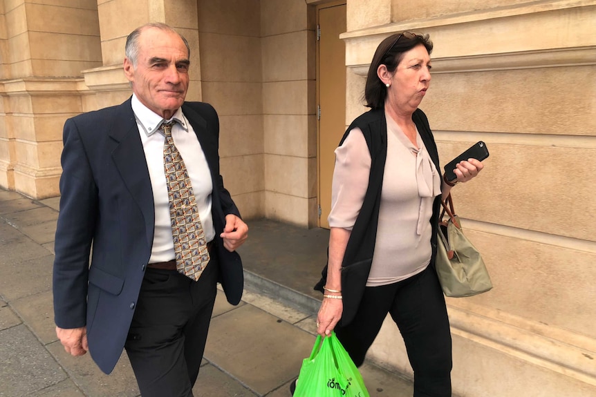 James Salerno leaving court