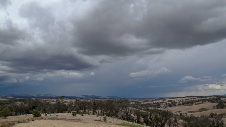 A severe storm warning has been issued for central Victoria