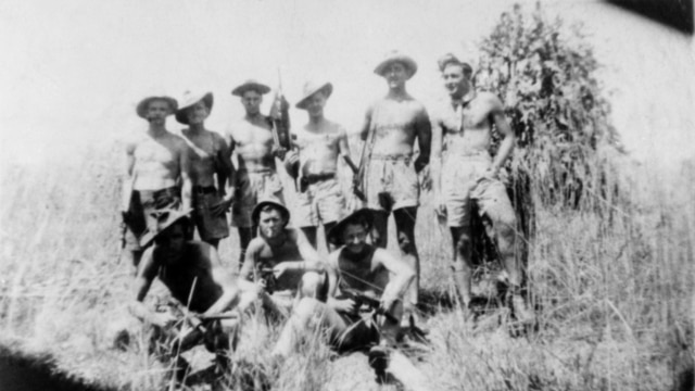 Members of Z Special Unit at their base at East Arm, near Darwin.