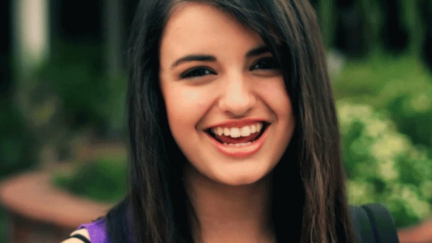 A still of Rebecca Black from the music video for Friday