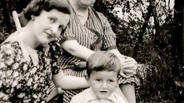 A rare photo of my uncle John, my grandmother, Josephine, and her mother, Mary Dickinson.